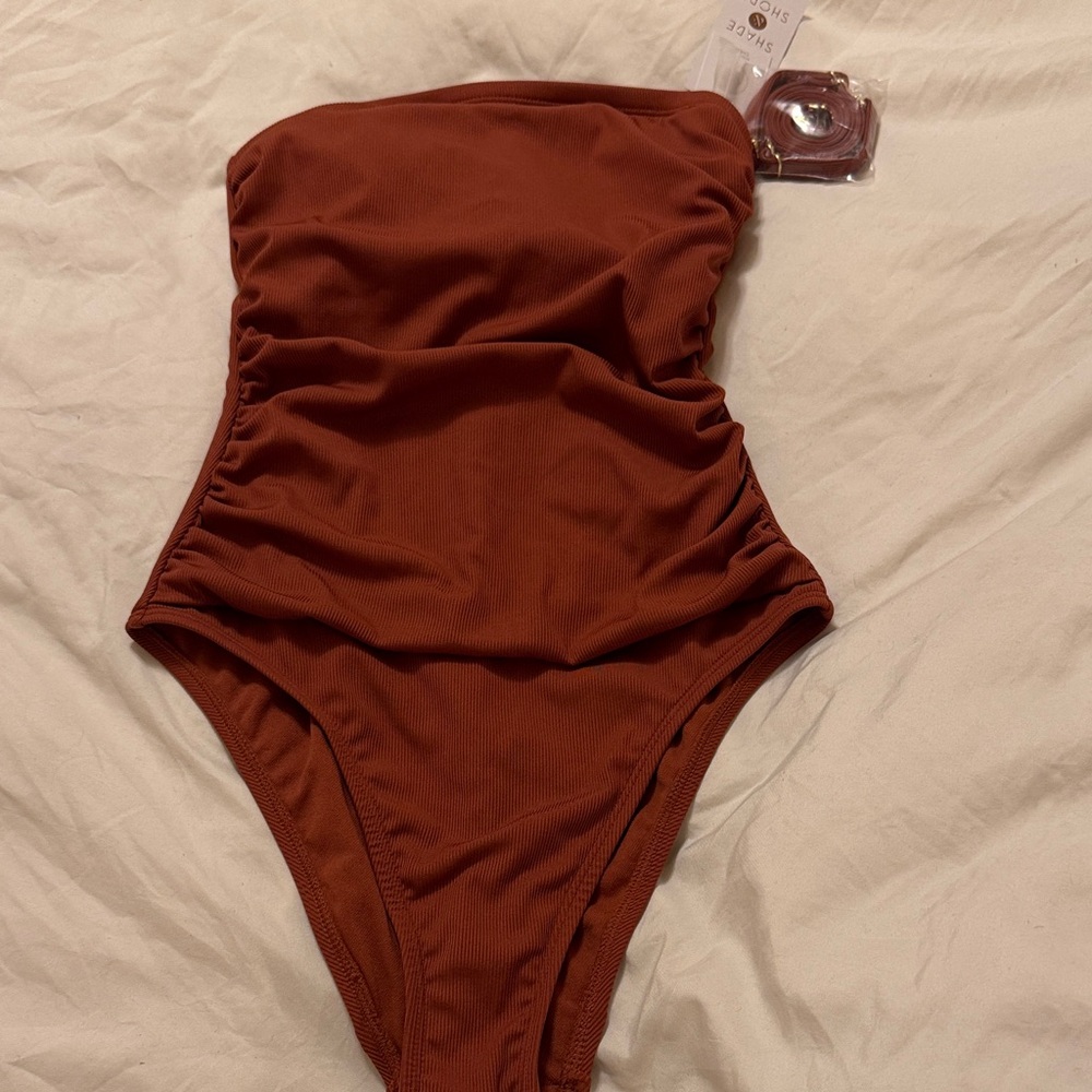 Shade & Shore Terracotta One Piece Swimsuit